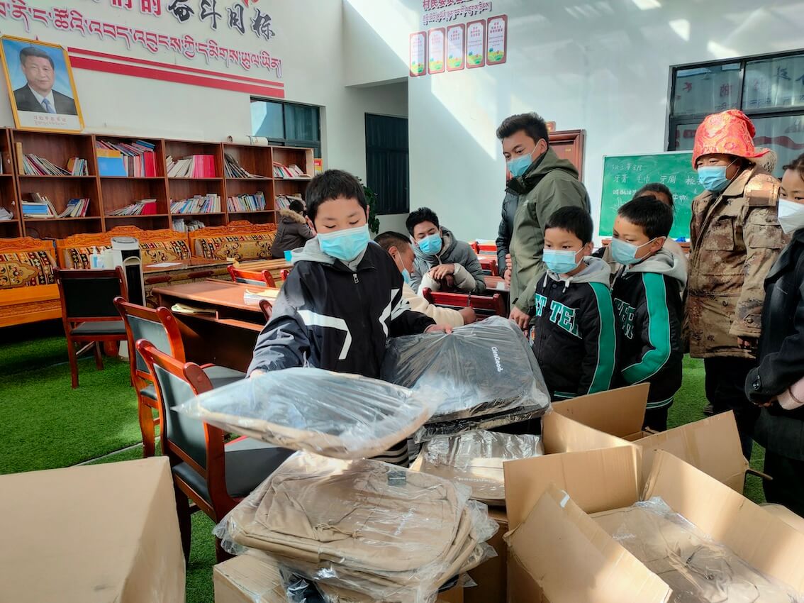 Cien Good 2022 Donation to Tibet School